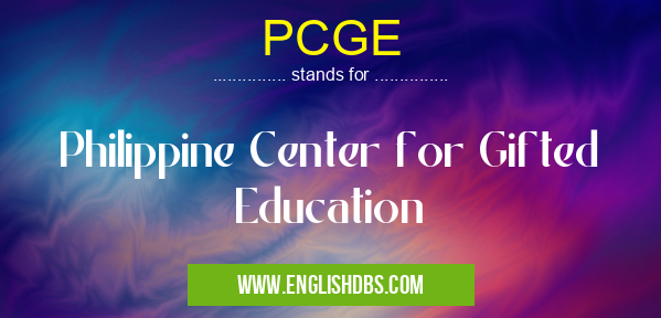 PCGE