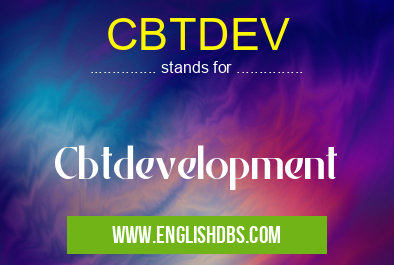 CBTDEV
