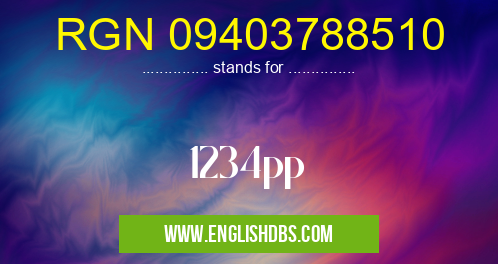 RGN 09403788510