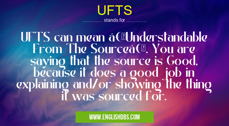 UFTS