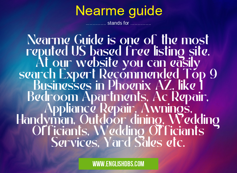 Nearme guide