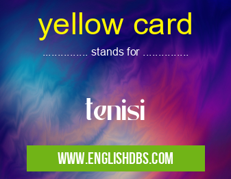 yellow card