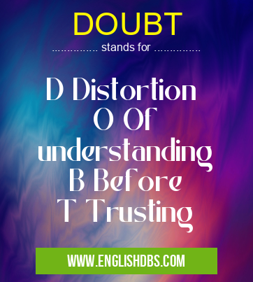 DOUBT