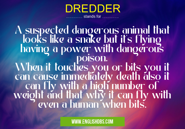 DREDDER