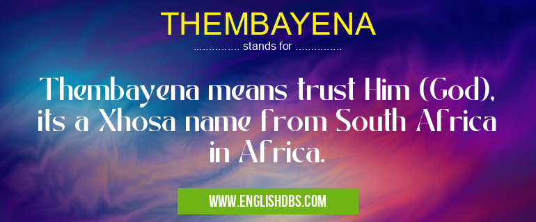 THEMBAYENA