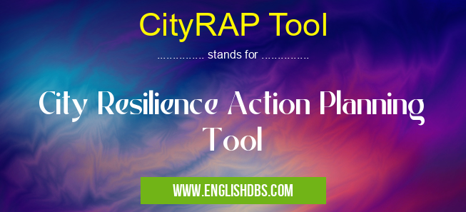 CityRAP Tool