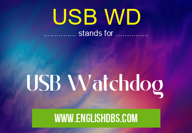 USB WD
