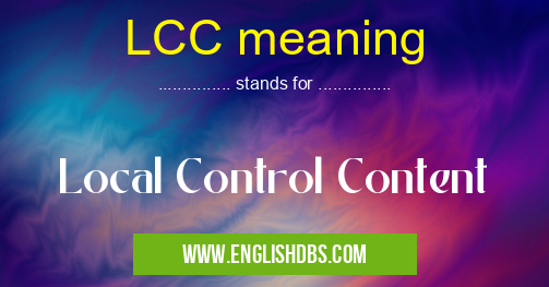 LCC meaning
