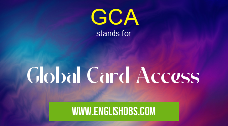 GCA