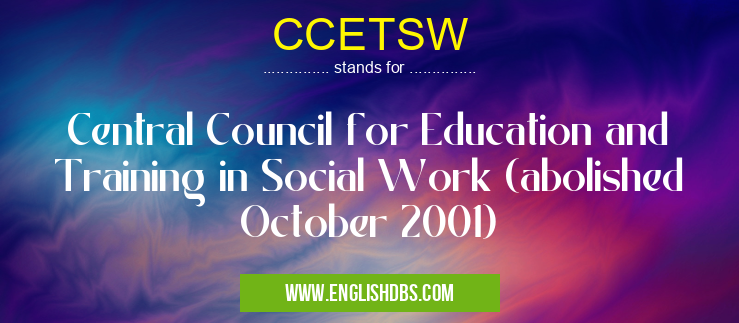 CCETSW