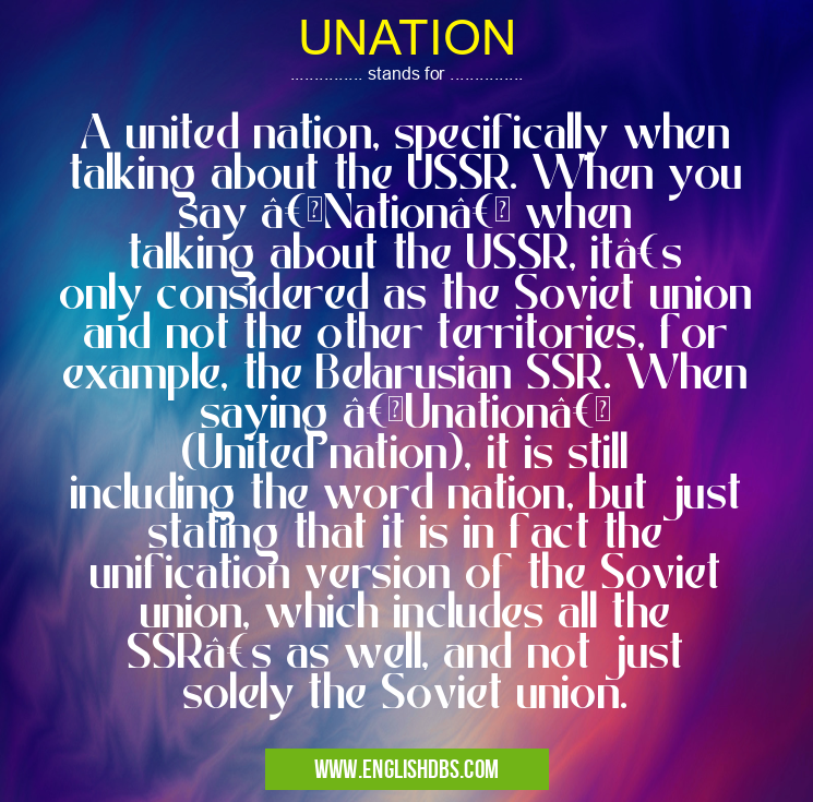 UNATION