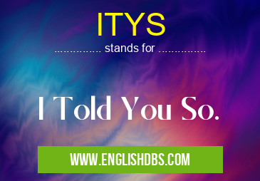 ITYS