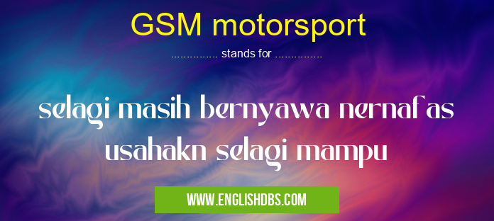 GSM motorsport