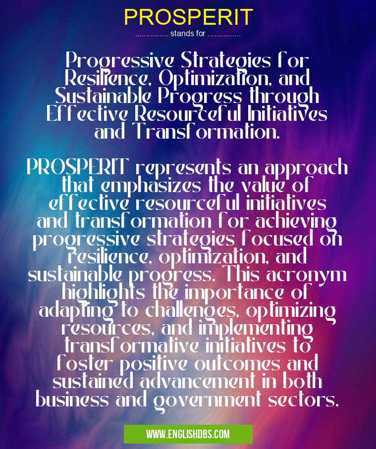 PROSPERIT
