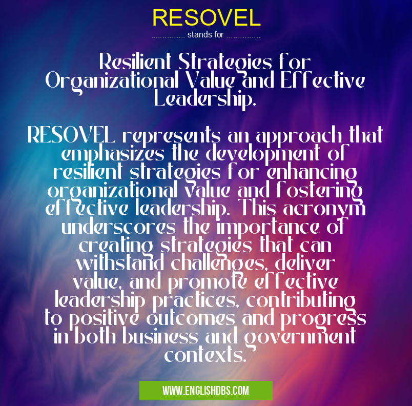 RESOVEL