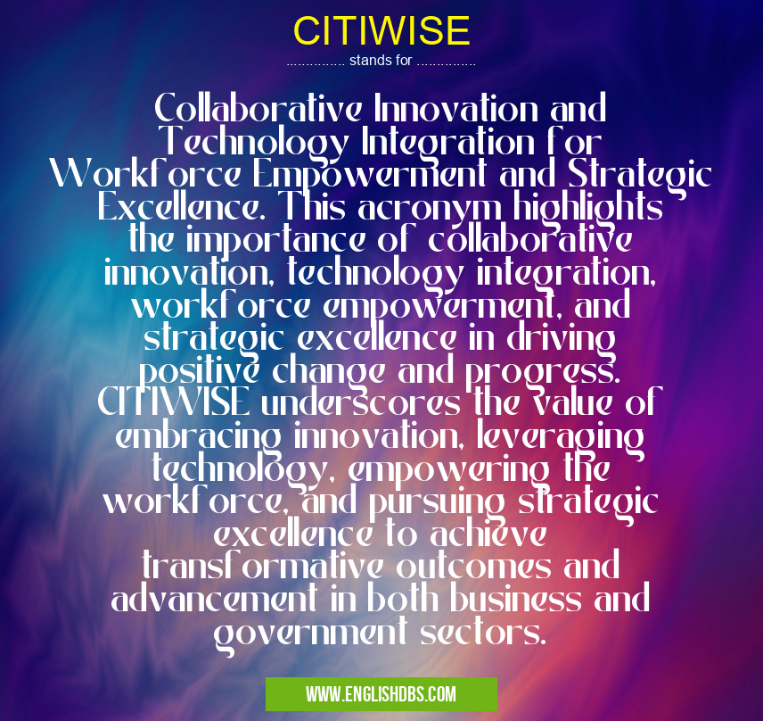 CITIWISE