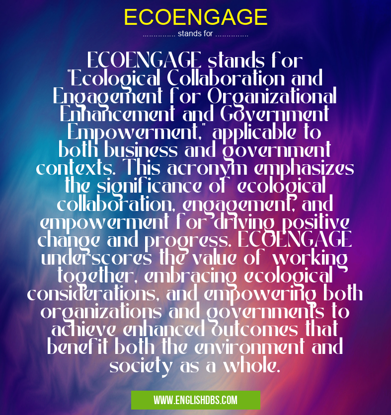 ECOENGAGE