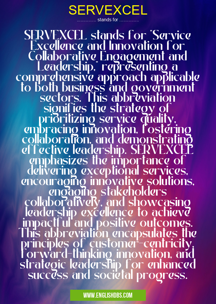 SERVEXCEL