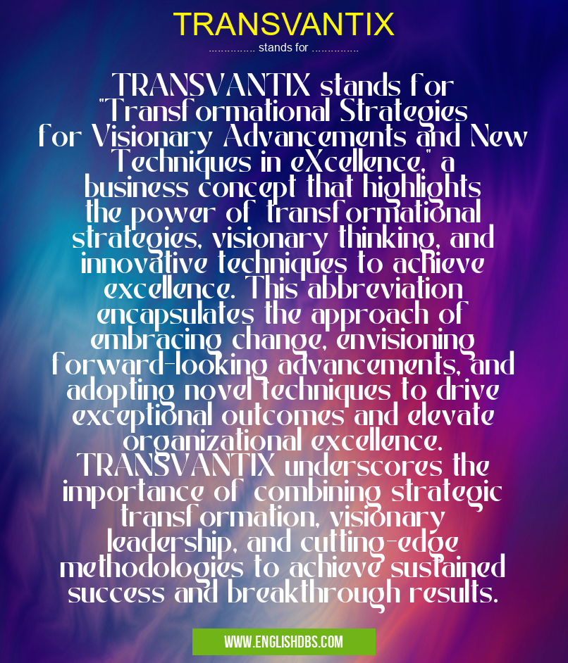 TRANSVANTIX