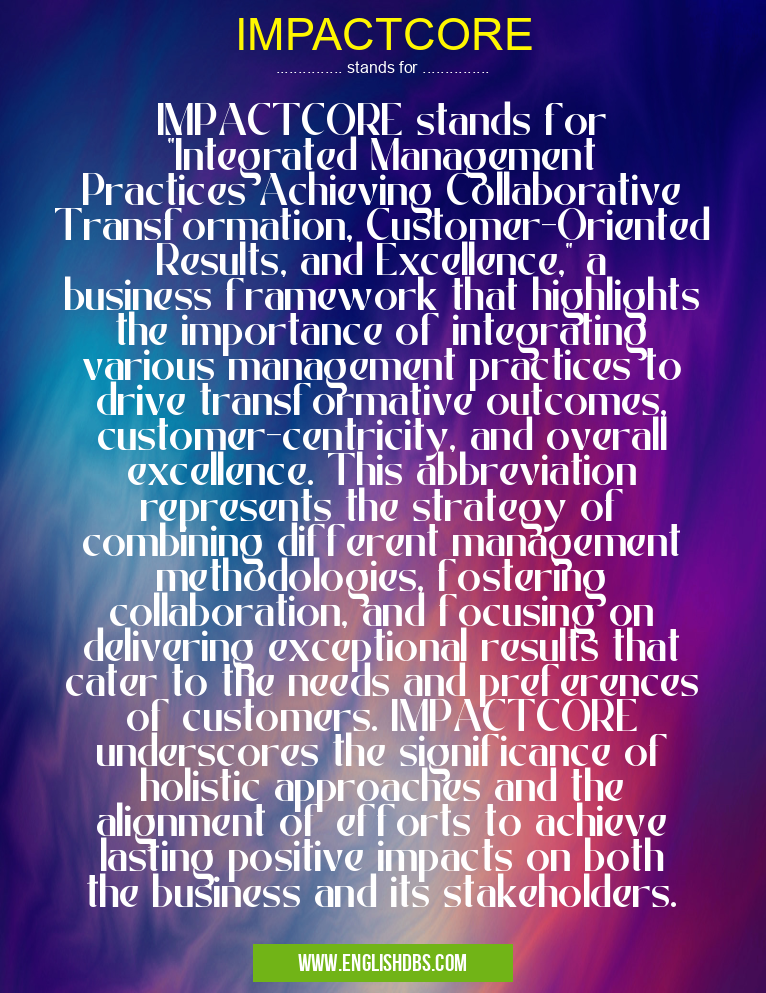 IMPACTCORE