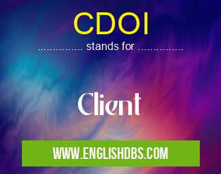 CDOI