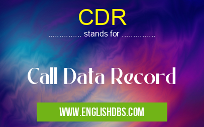 CDR