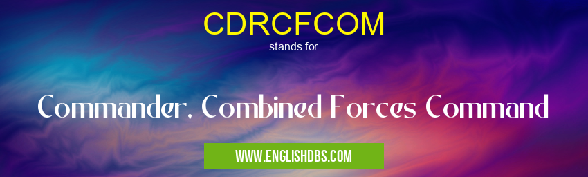 CDRCFCOM