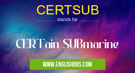 CERTSUB
