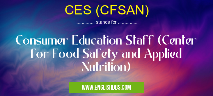 CES (CFSAN)
