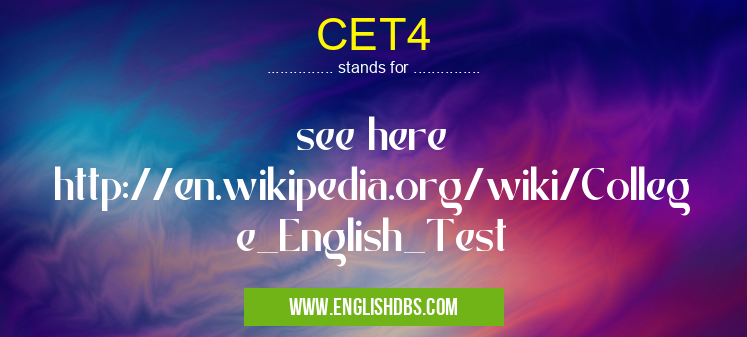 CET4