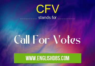 CFV