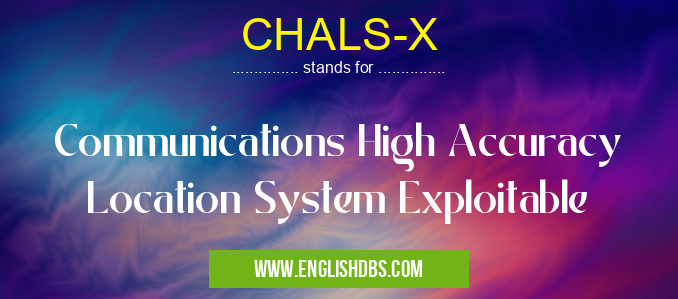 CHALS-X