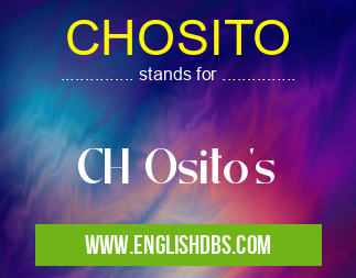 CHOSITO