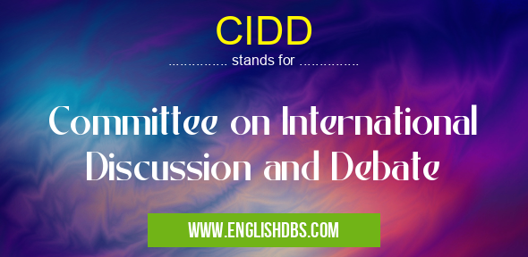 CIDD
