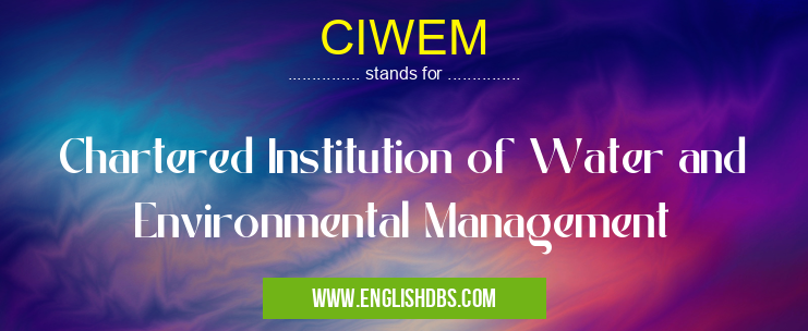 CIWEM