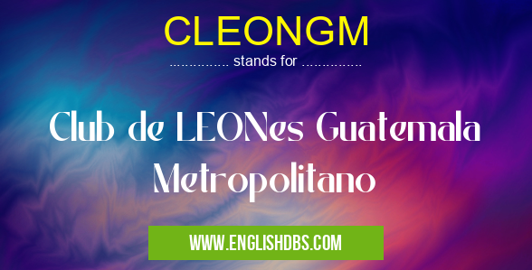 CLEONGM