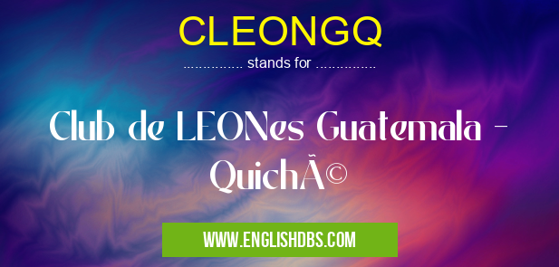 CLEONGQ