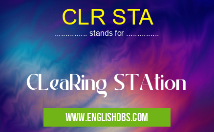 CLR STA