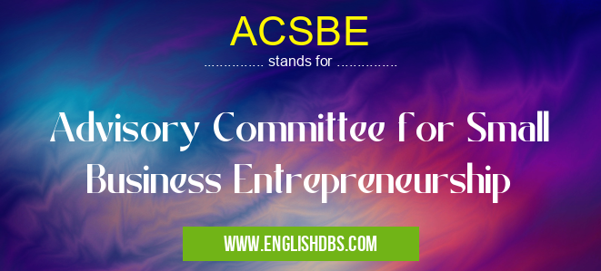 ACSBE