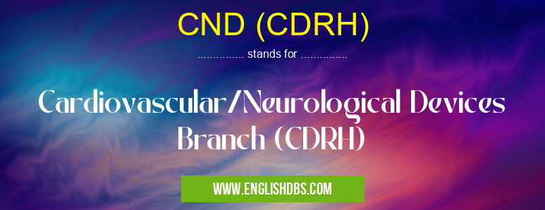 CND (CDRH)