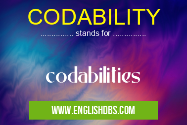 CODABILITY