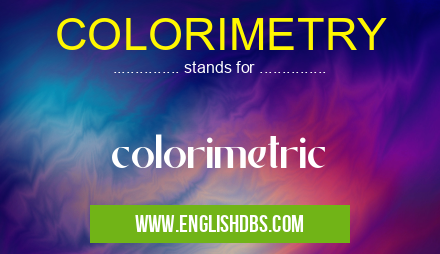 COLORIMETRY