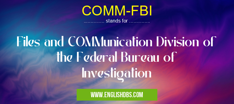 COMM-FBI
