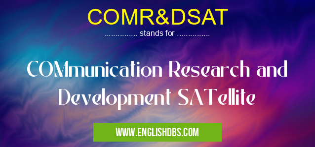 COMR&DSAT
