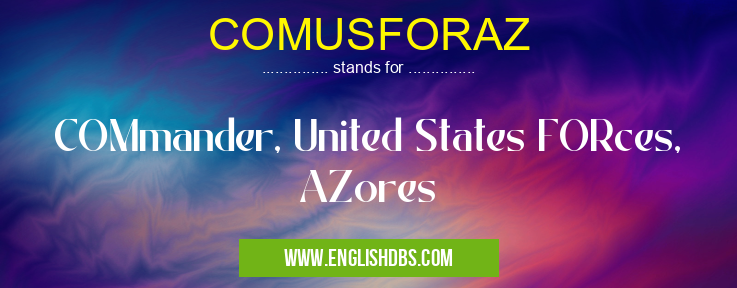 COMUSFORAZ