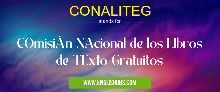 CONALITEG
