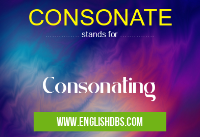 CONSONATE