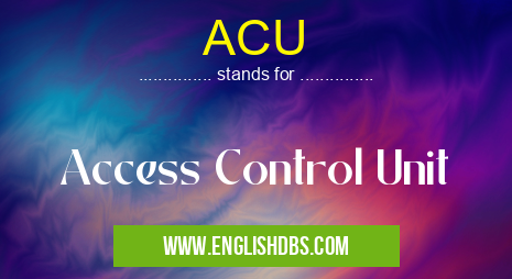ACU