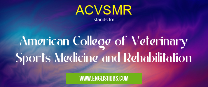 ACVSMR