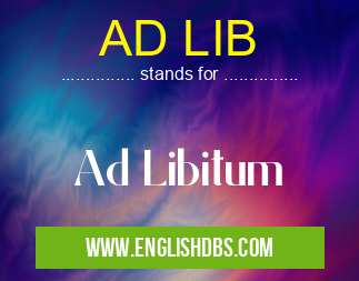 AD LIB